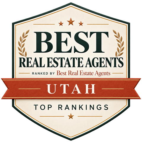 Best Real Estate Agents — Utah Top Rankings award badge